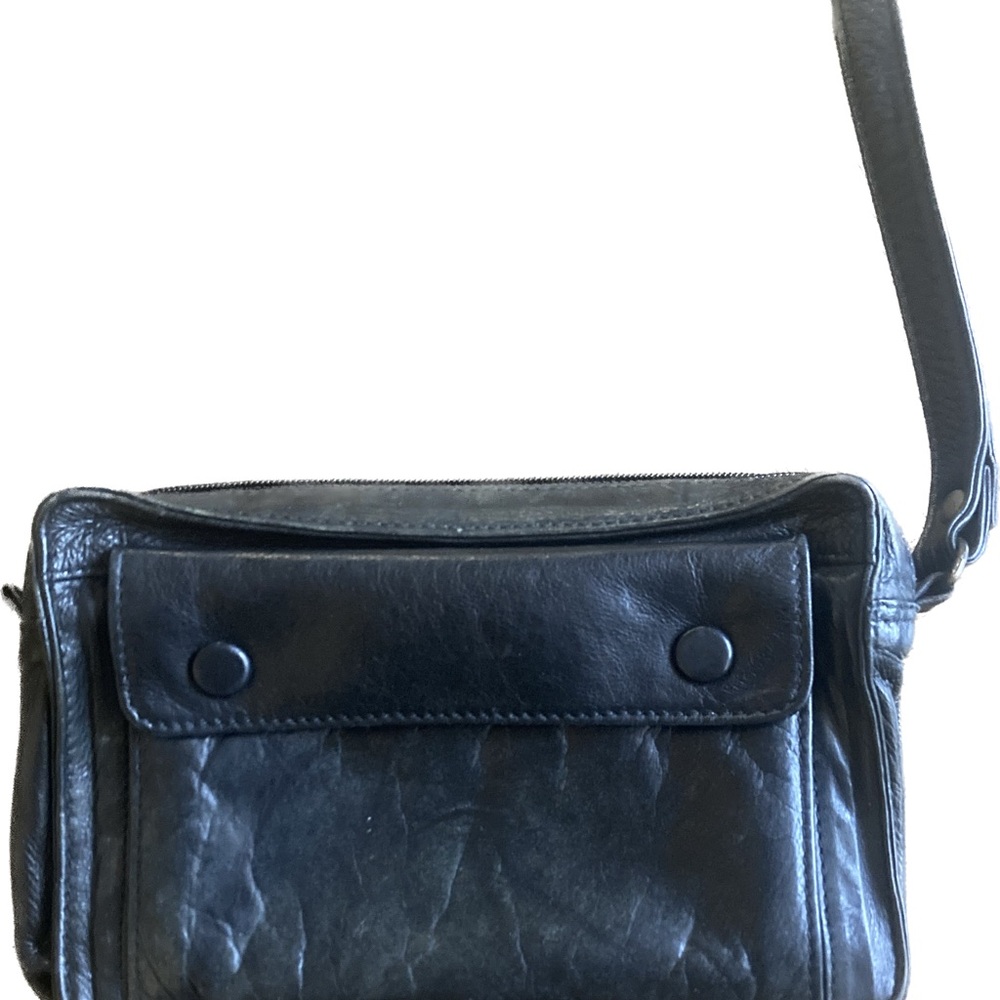 Black Leather Wrist Wallet - Wilson Leather - Picture 2 of 7
